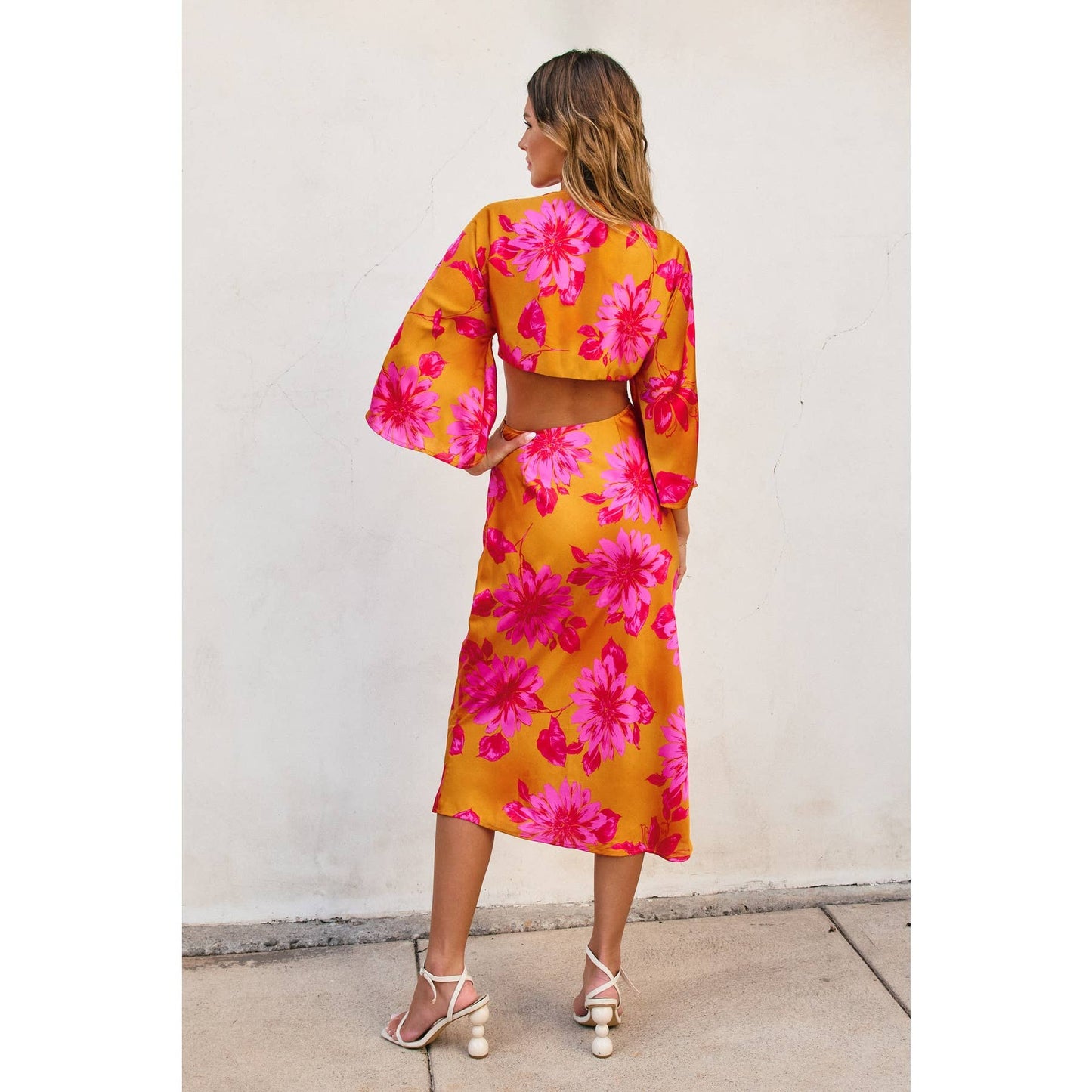 All In Love Kimono Cutout Maxi Dress