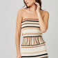 Striped Knit Tube Top