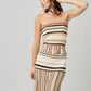 Striped Knit Tube Top