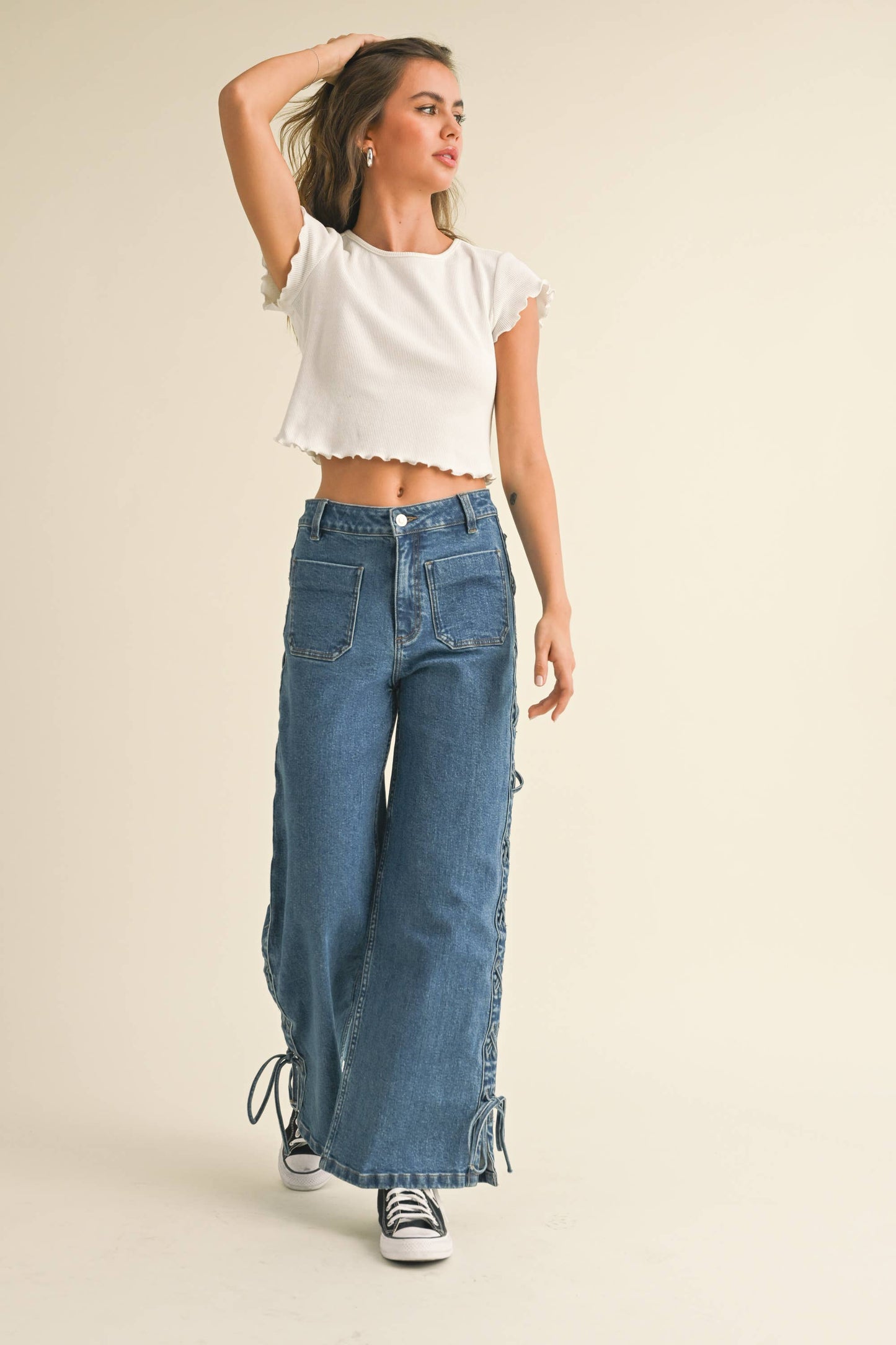 Waffle Crop Top