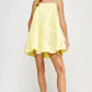 Contrast Top Stitch Mini Dress - MULTIPLE COLORS