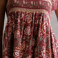 Multi Floral Tie Midi Dress