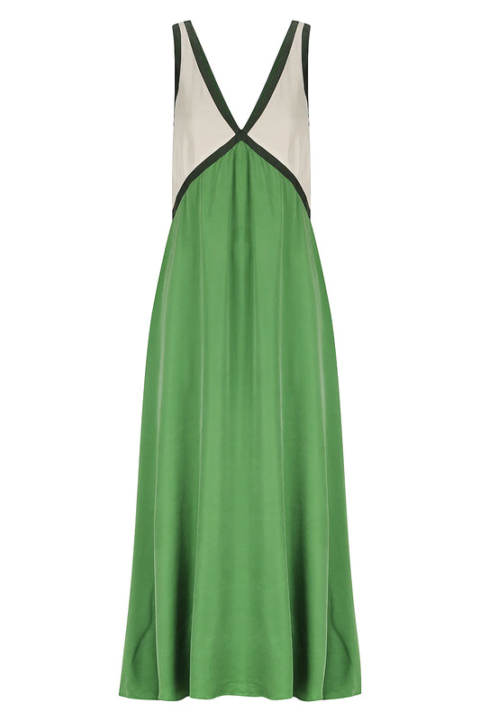 Naomi Dress - Bottle Green