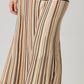 Striped Knit Maxi Skirt