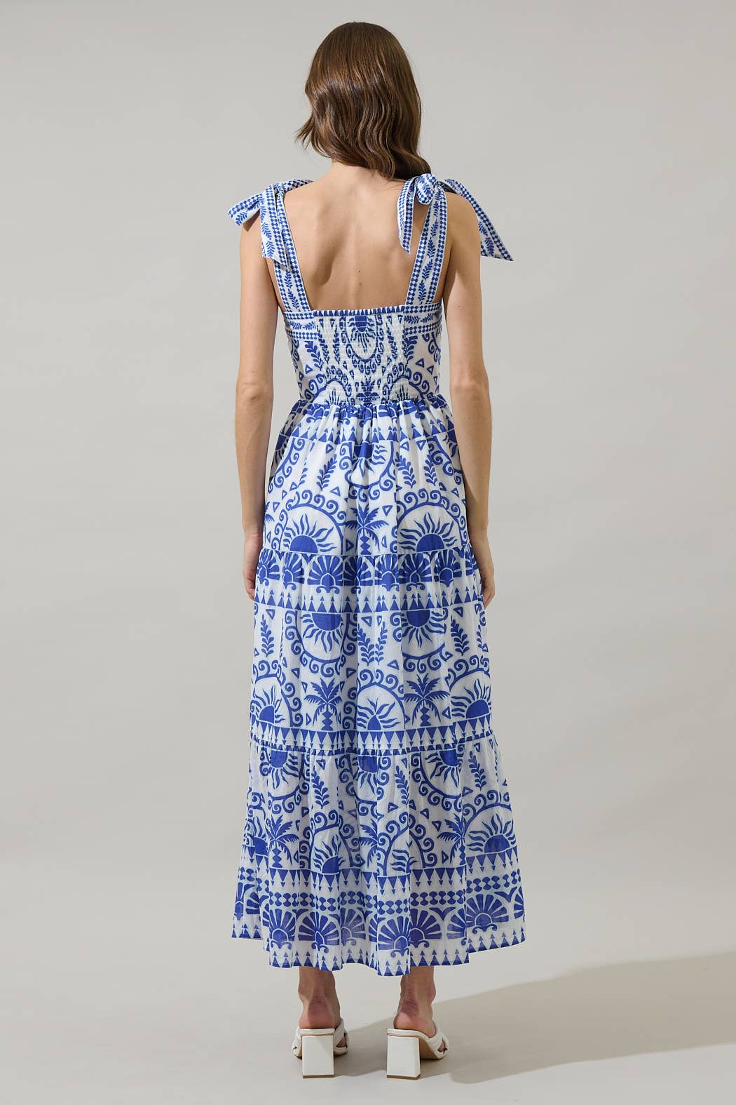 Rivera Tropics Tiered Maxi Dress