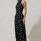 Kaline Polka Dot Halter Jumpsuit