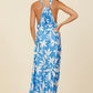 Summer Breeze Satin Maxi