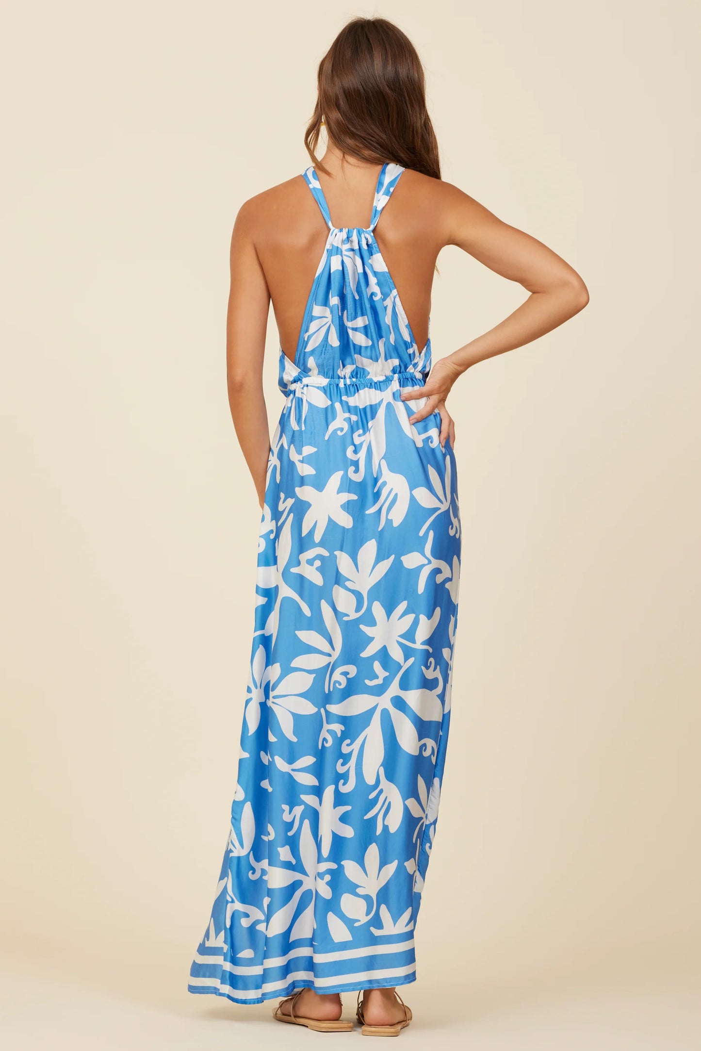 Summer Breeze Satin Maxi