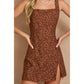 Wild Baby Square Neck Mini Dress
