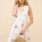 Seashell Embroidered Maxi Dress