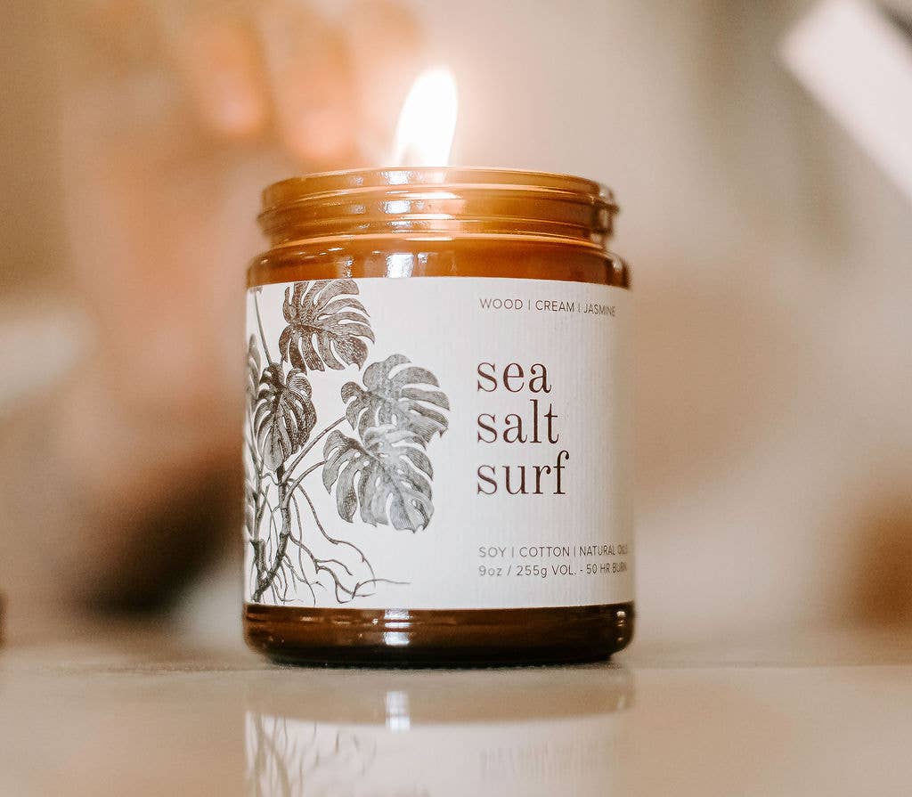 Natural Soy Candle - Sea Salt Surf