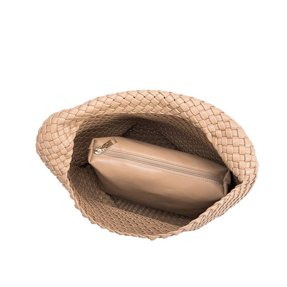 Johanna Nude Recycled Vegan Shoulder Bag