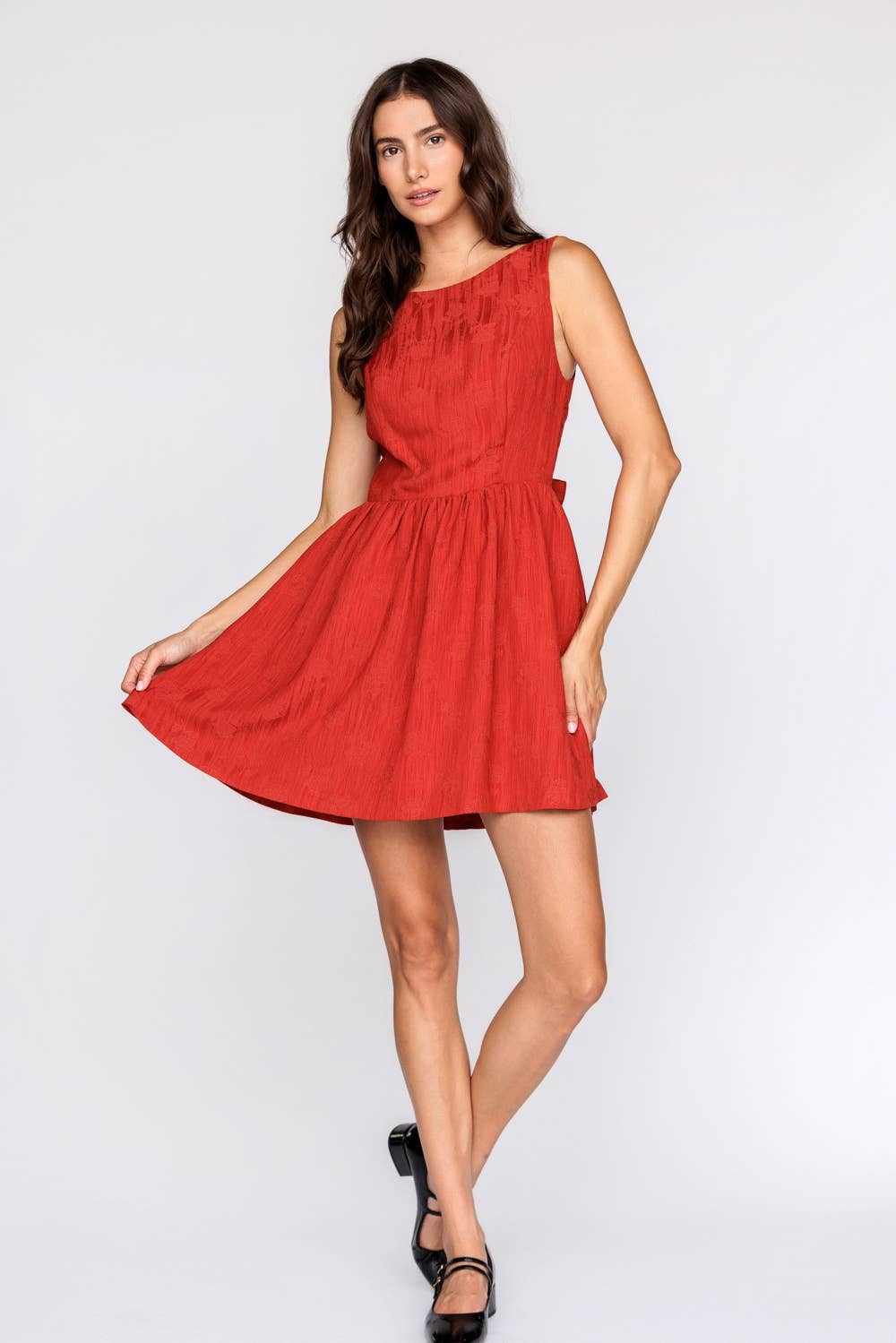 Jacquard Mini Dress