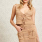 Crochet Bow Tie Vest