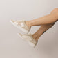 The Liberty Beige | Glitter Star Sneaker