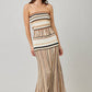 Striped Knit Tube Top