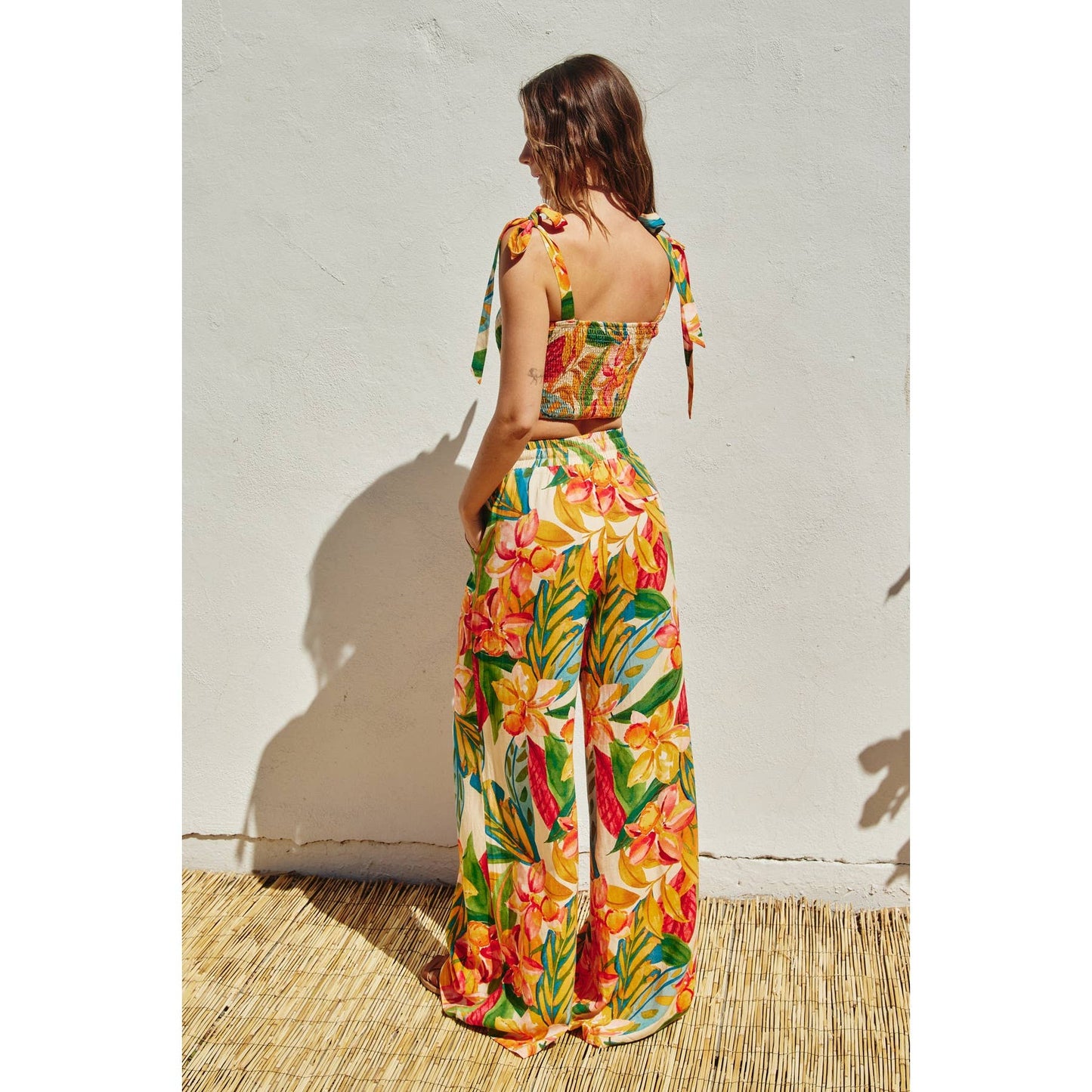 Super Bloom Wide Leg Pull On Pants