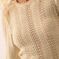 Crochet Knit Bell Sleeve Romper