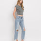 Super High Rise Crop Jean