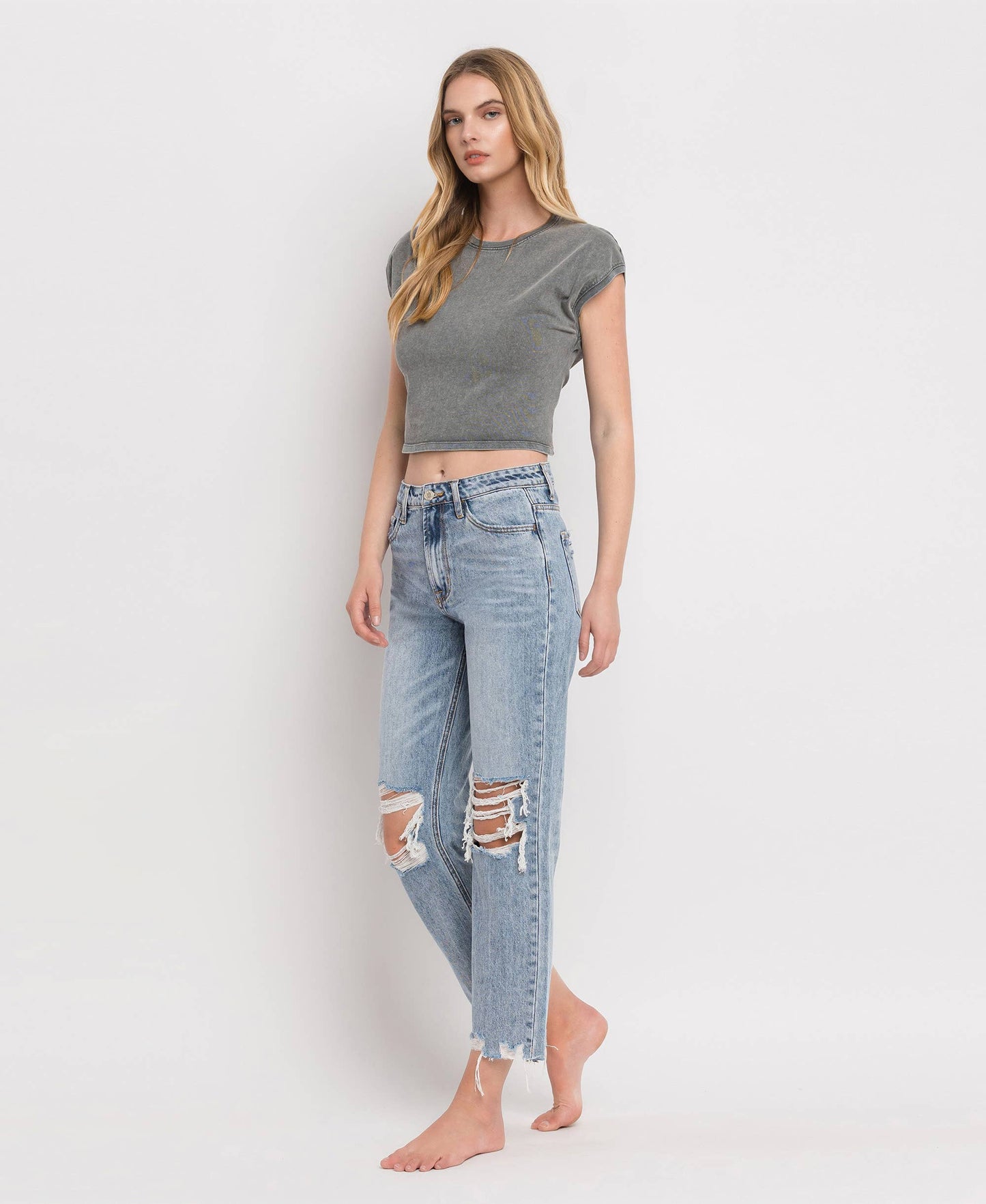 Super High Rise Crop Jean