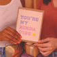 You’re My Kinda Vibe Card | Pink Love & Friendship Card