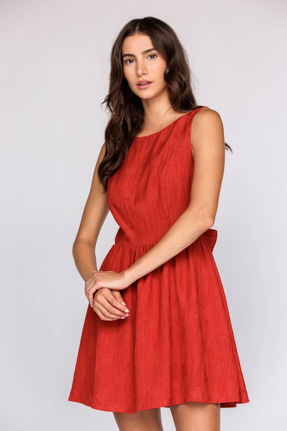 Jacquard Mini Dress