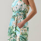 Piti Town Smocked Midi Dress