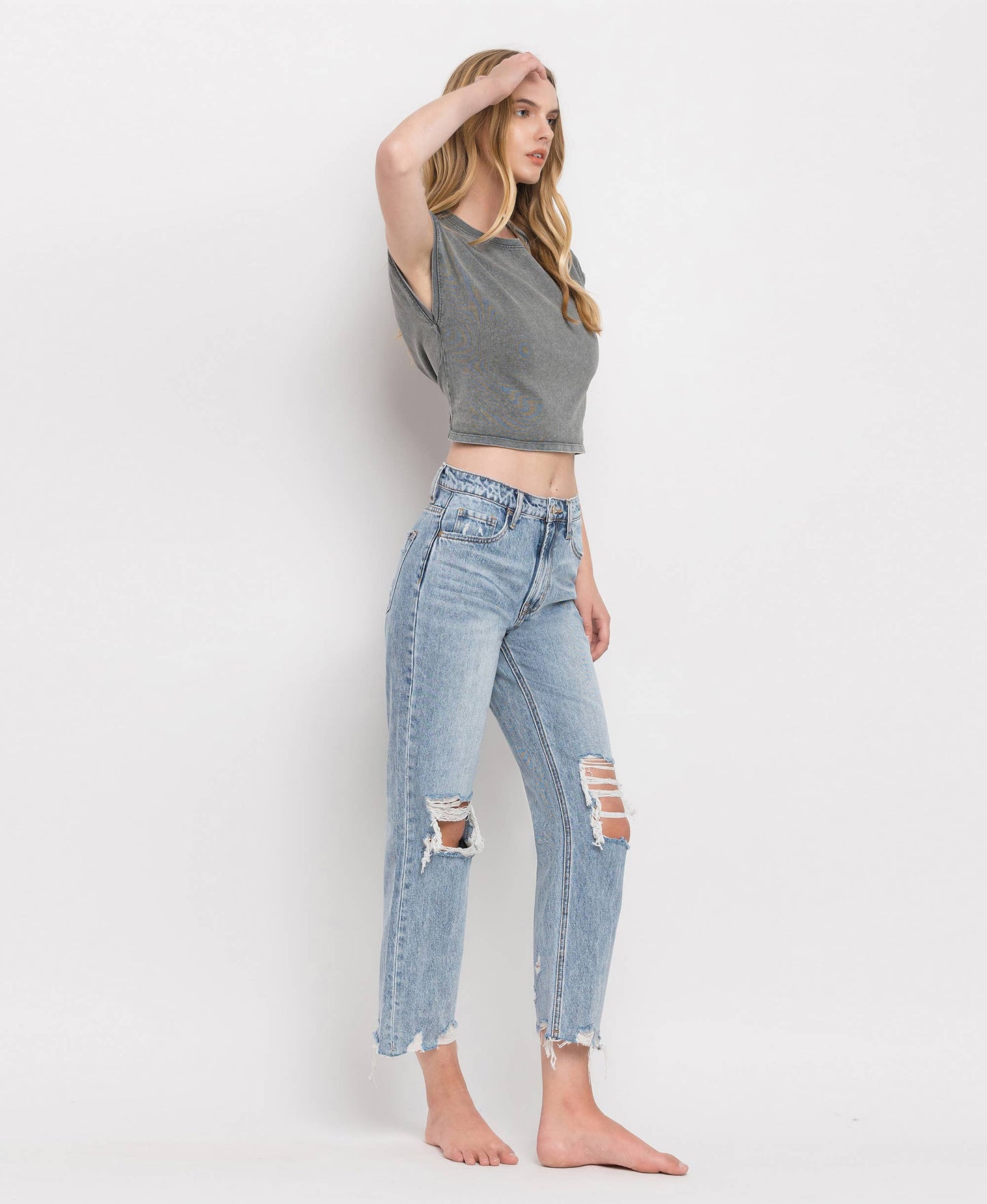 Super High Rise Crop Jean