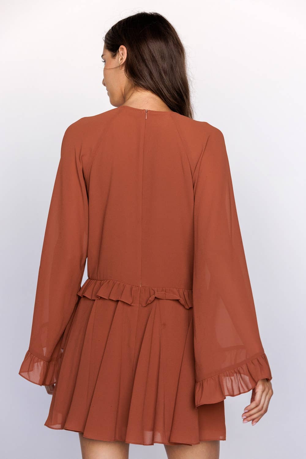Ruffle Tiered Mini Dress