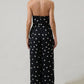 Kaline Polka Dot Halter Jumpsuit