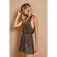 Smoke and Sand Halter Neck Romper