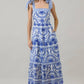 Rivera Tropics Tiered Maxi Dress