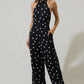 Kaline Polka Dot Halter Jumpsuit