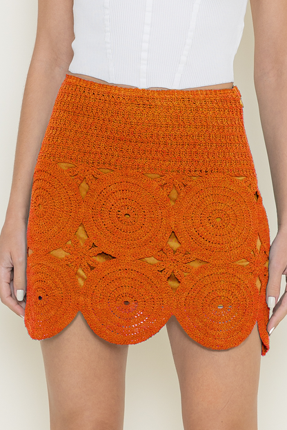 Circle Crochet Skirt
