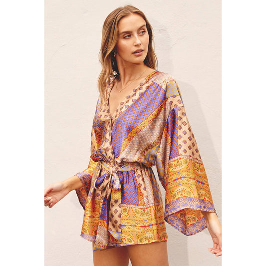 Daring Kimono Romper