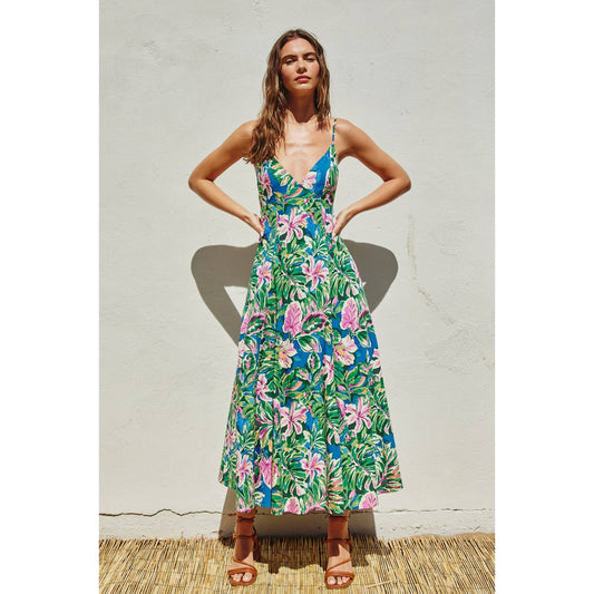 Afternoon Delight Open Back Maxi Dress