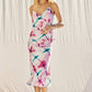Printed Satin Skirt