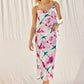 Printed Satin Skirt