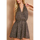 Smoke and Sand Halter Neck Romper