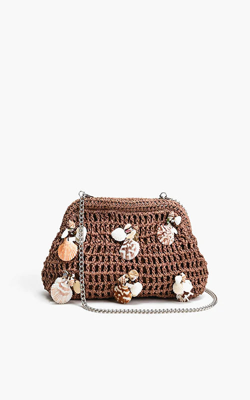 Crochet Shell Clutch