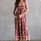 Multi Floral Tie Midi Dress