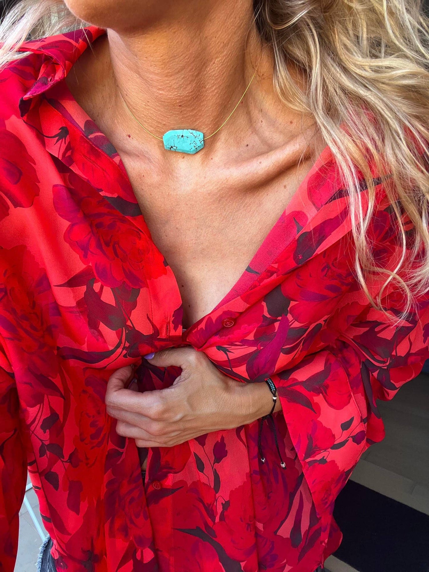 Naked Turquoise Necklace