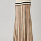 Striped Knit Maxi Skirt