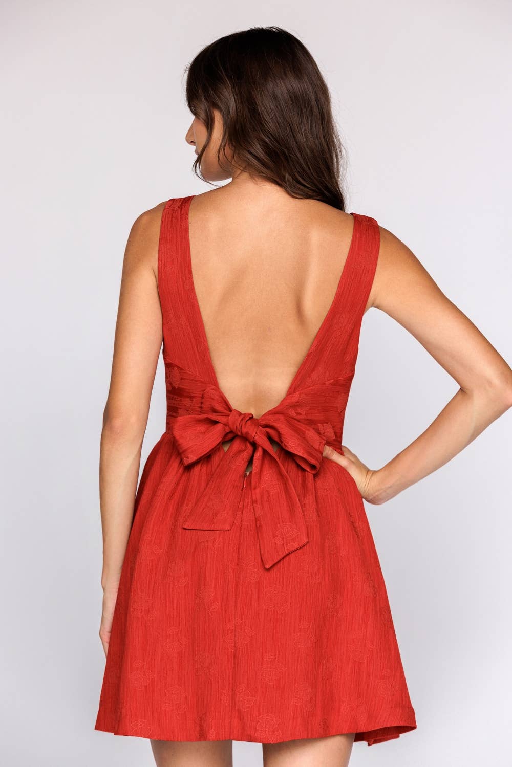 Jacquard Mini Dress
