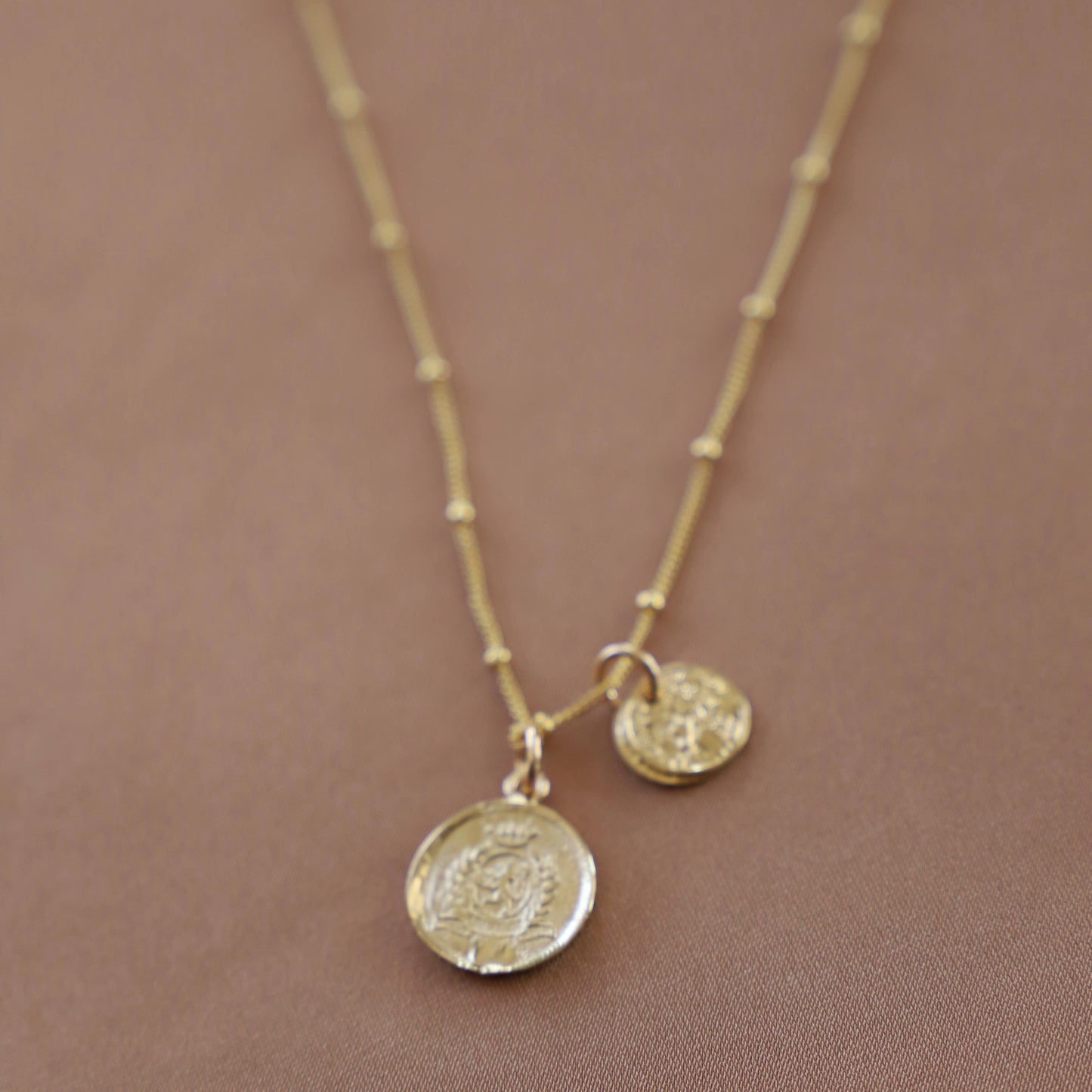 Coin Charm Necklace