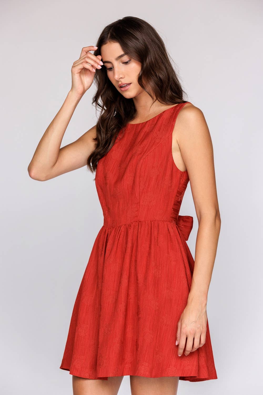 Jacquard Mini Dress