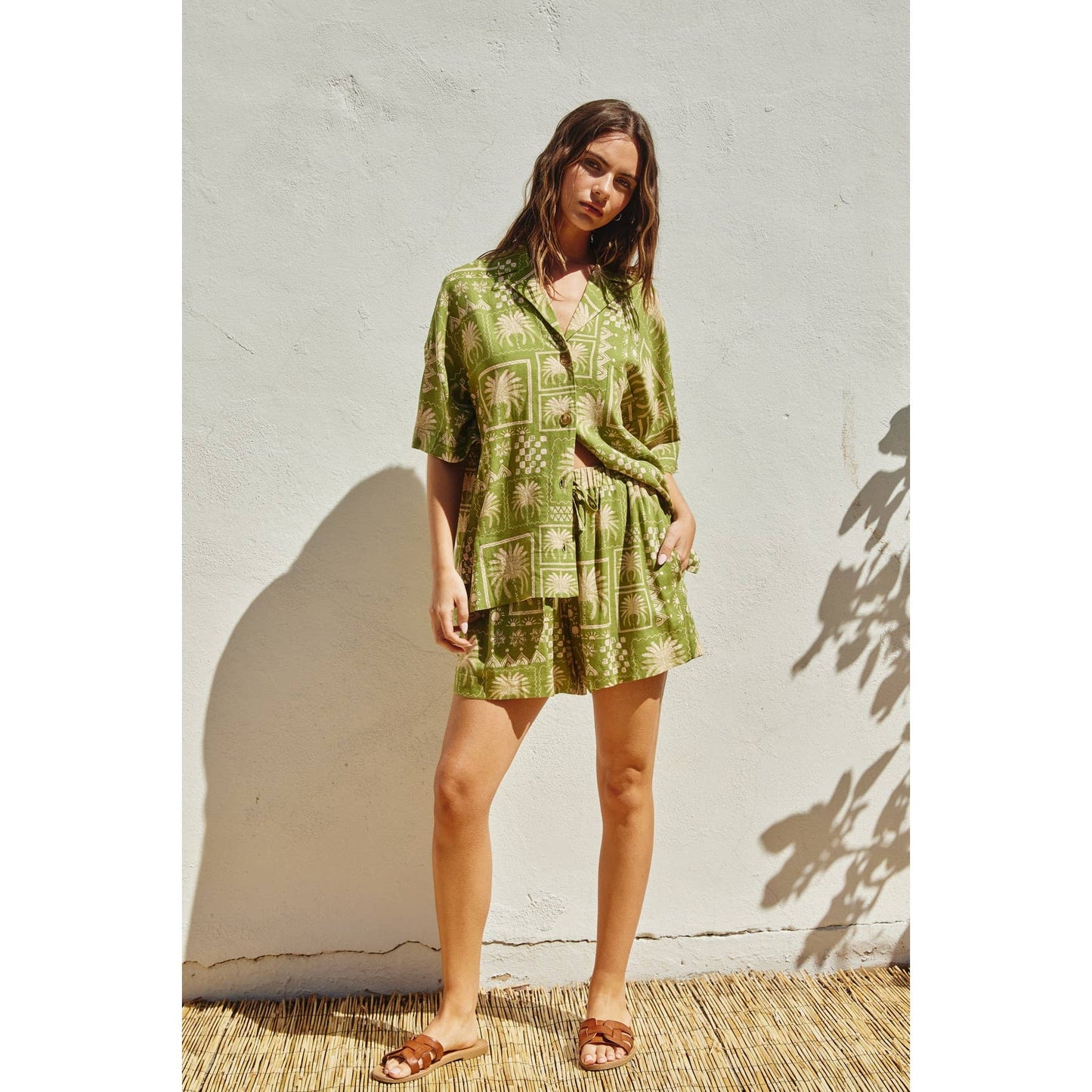 Mirage Relaxed Shirt And Shorts Set