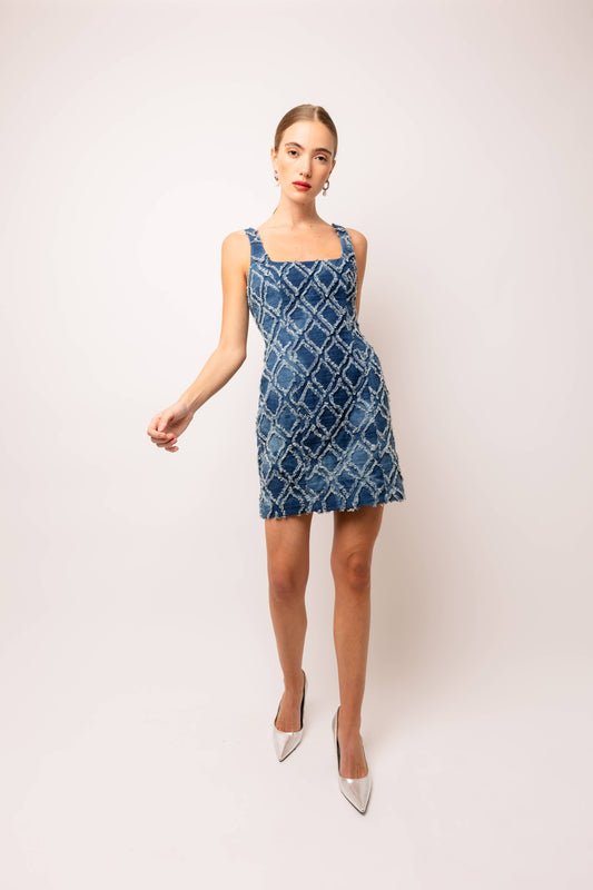 Angelica Denim Shift Dress