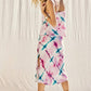 Printed Satin Skirt