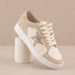 The Liberty Beige | Glitter Star Sneaker